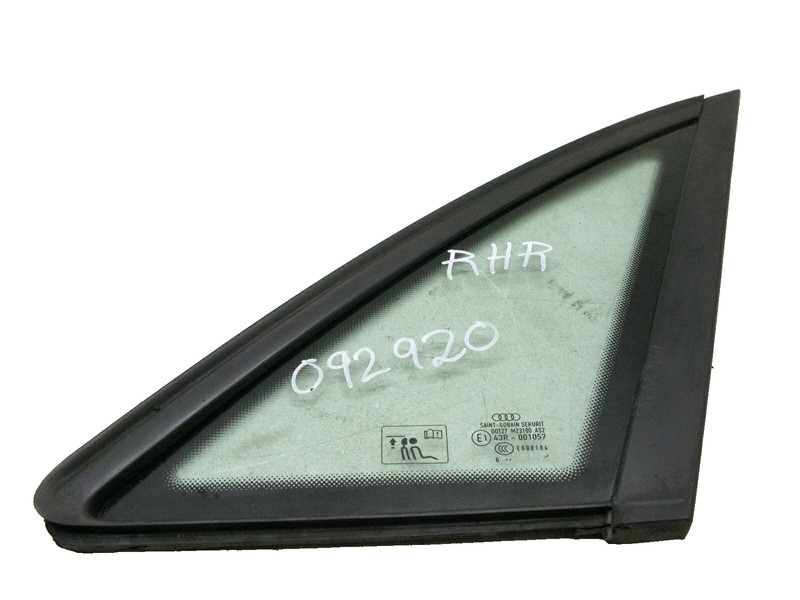 04-08 AUDI B7 A4 SEDAN REAR GLASS WINDOW QUARTER RIGHT PASSENGER REAR OEM 092920