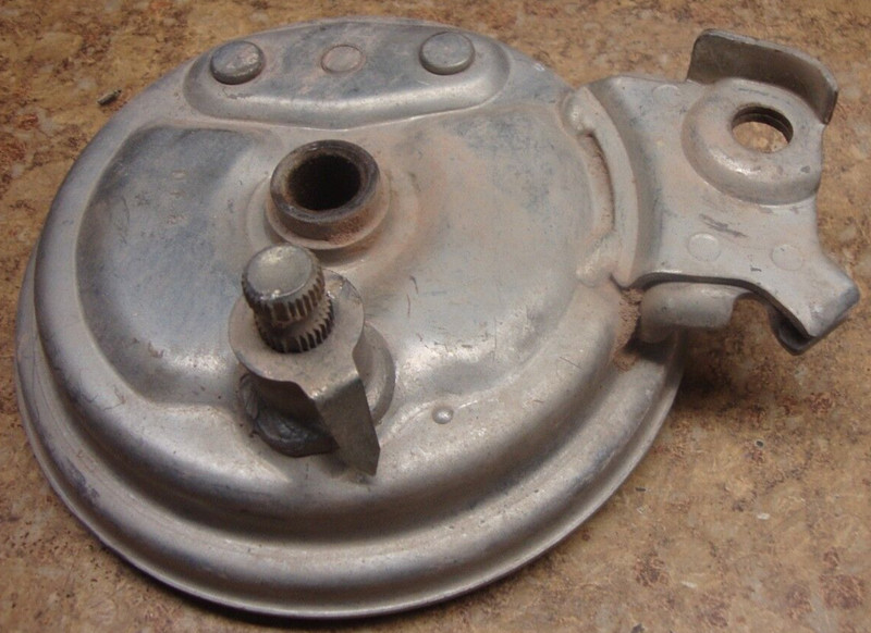 1981 Honda ATC 200 3 Wheeler 3Wheeler Front Drum Brake Shoes Pads Cover Plate 81