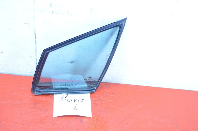 12-15 HONDA CIVIC COUPE REAR LEFT DRIVER SIDE VENT WINDOW GLASS OEM