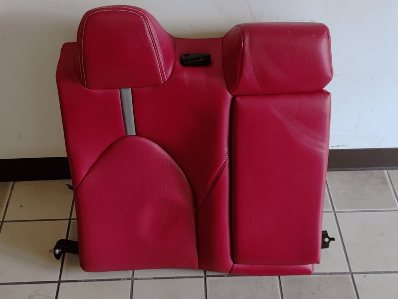 2018 Toyota Camry Rear Passenger Side Upper Back Seat w/Armrest Leather Red OEM