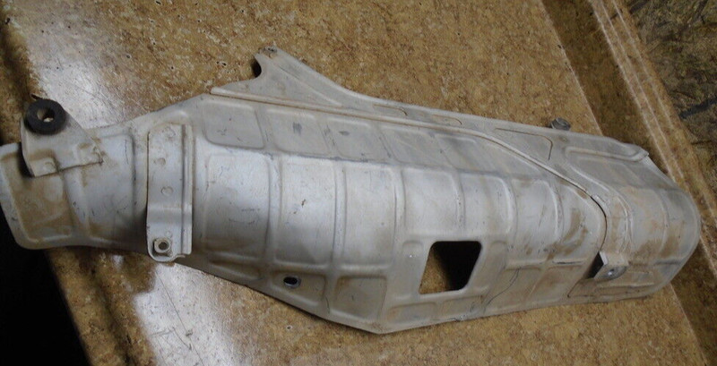 1987 Honda TRX350 TRX 350 4X4 Foreman Exhaust Pipe Muffler Shield Guard Heat 86