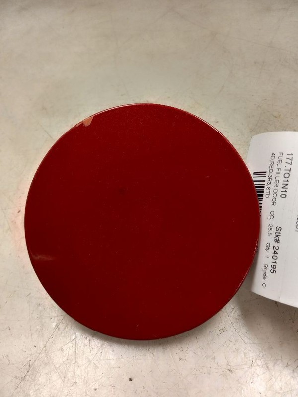 10 TOYOTA PRIUS FUEL FILLER DOOR RED-3R3