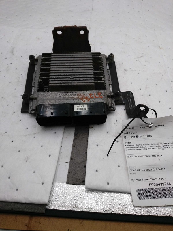 2012 Kia Soul Engine Control Module ECM 2.0L OEM 391032EAC0, 391032EAC3