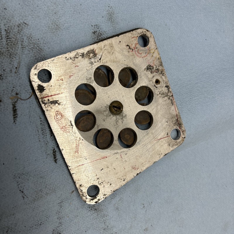 1976 Vintage Harley Davidson Golf Cart Engine Motor Intake Reeds Plate