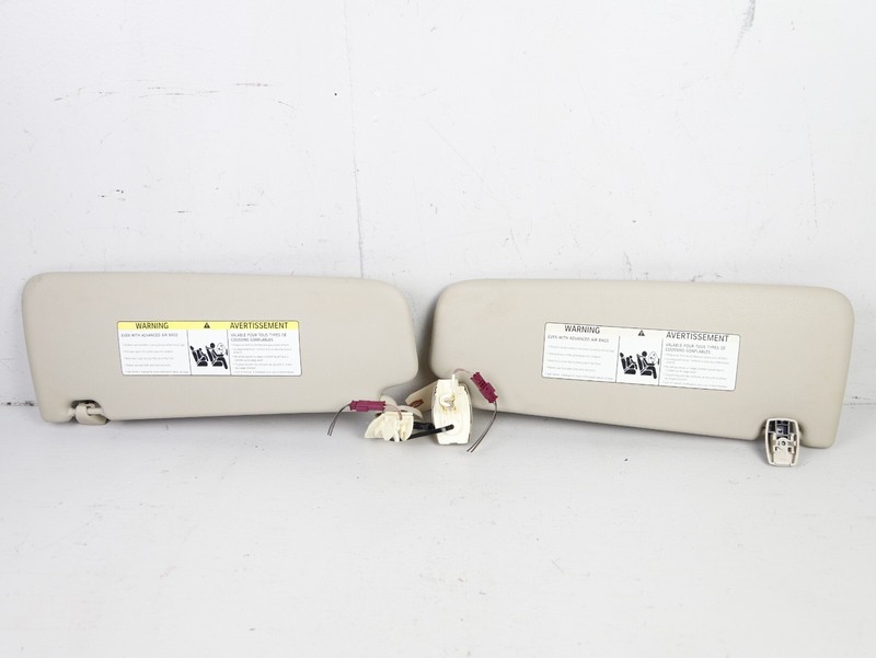 BMW F10 Sun Visor Shade Panel Set Left/Right Veneto Beige OEM 2011-2016