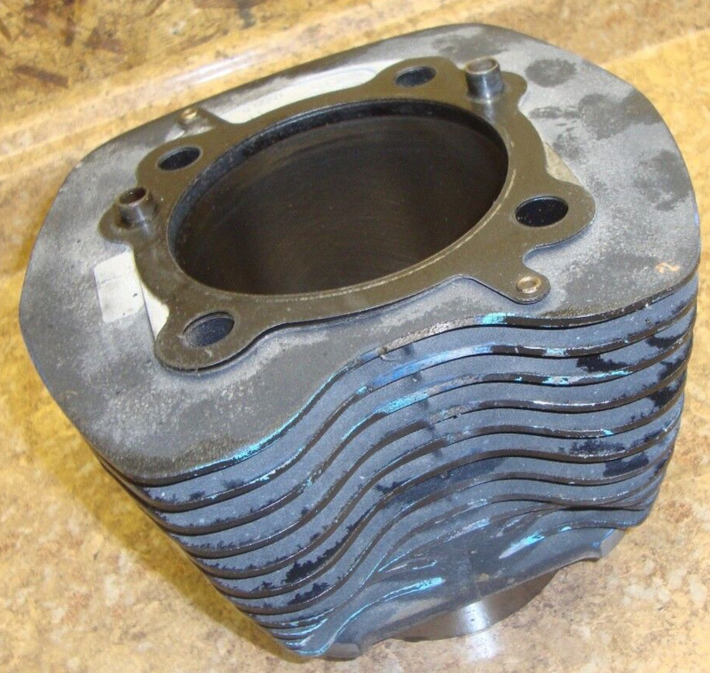 2001 Harley Davidson HD FXDL Dyna Glide Engine Rear Cylinder Jug Barrel Motor 01