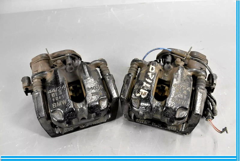 12-18 BMW 640i 650i Rear Right & Left Side Brake Caliper Set Of 2 Black OEM