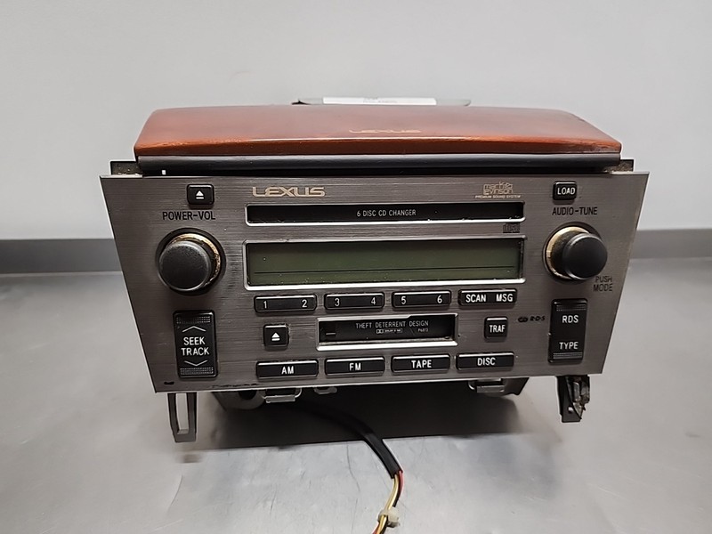 2002 Thru 2010 Lexus SC430 Dashboard Audio Radio Receiver 8612024390 OEM