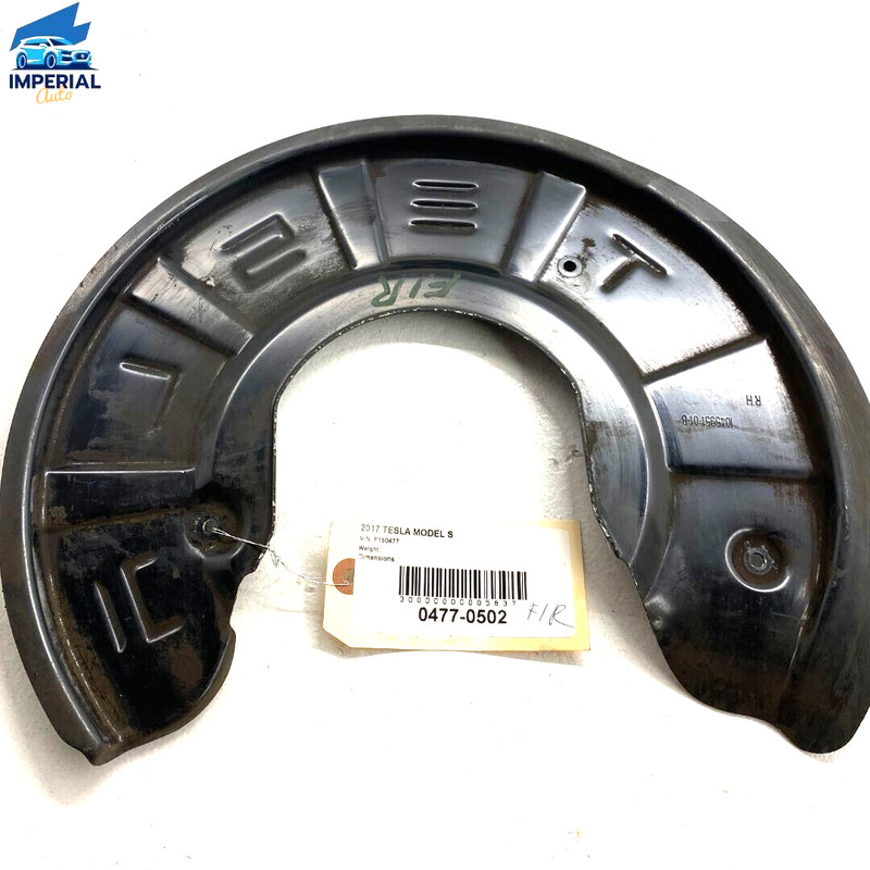 2012 - 2020 Tesla Model S Front Passenger Side Brake Rotor Dust Shield Cover OEM