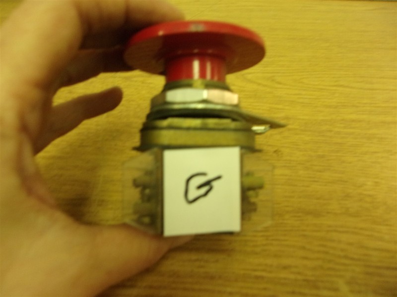 Allen Bradley 800T D Series T Emergency Stop Button Switch "G" *FREE SHIPPING*
