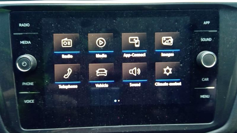 2020-2023 VW Tiguan NON-NAV Radio Stereo Menu Info Screen 8" Display Monitor Oem