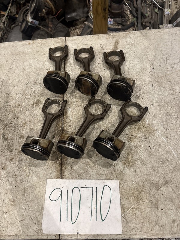 07-13 BMW 1 3 5 X3 X5 Z4 E60 E70 E85 E89 E90 F10 3.0L N52 ENGINE PISTON SET-6