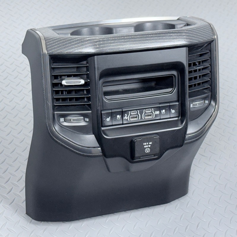 ✅ 19-26 RAM 1500-3500 Limited 5th OEM CENTER CONSOLE END CAP BEZEL CUP HOLDER
