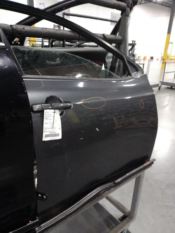 2010 Toyota Matrix Right Front Door Grey Dents Used OEM 597532 161K Miles
