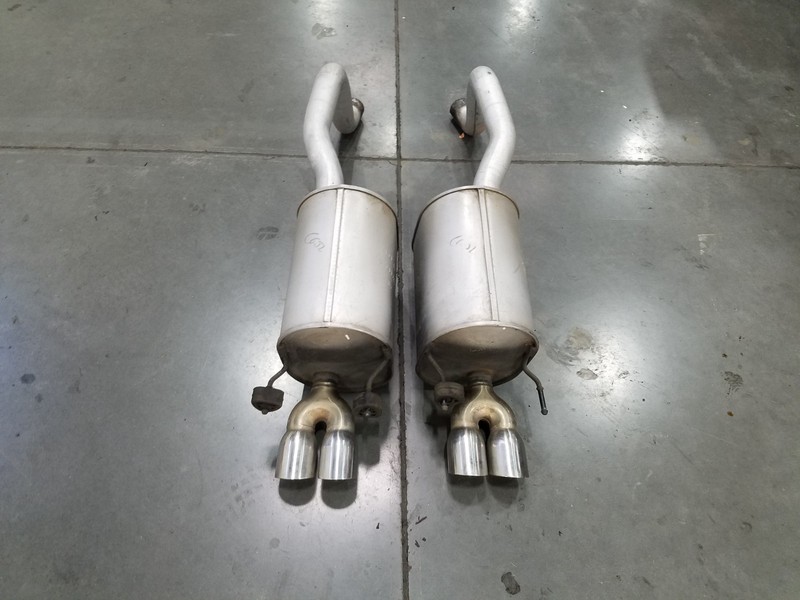 2008 Chevy Corvette C6 Vert Exhaust Muffler Set / Tips / Pipes #7050 P5