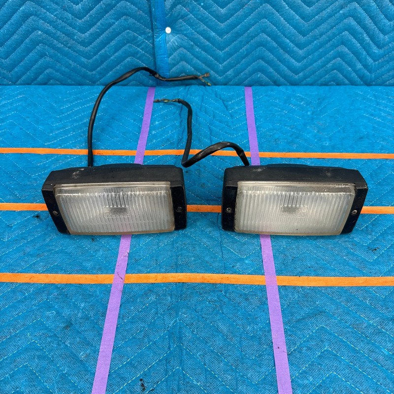 1987–1991 Volvo 780 Bertone Front Fog Lights Set of 2 OEM Bosch