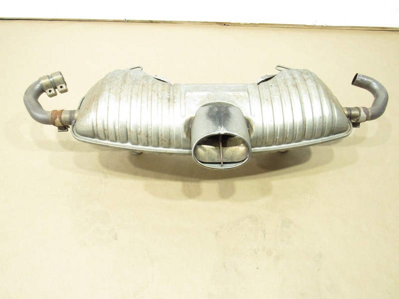 99-04 Porsche Boxster 2001 2.7L RWD Rear Exhaust Muffler W/ Pipe ;@2