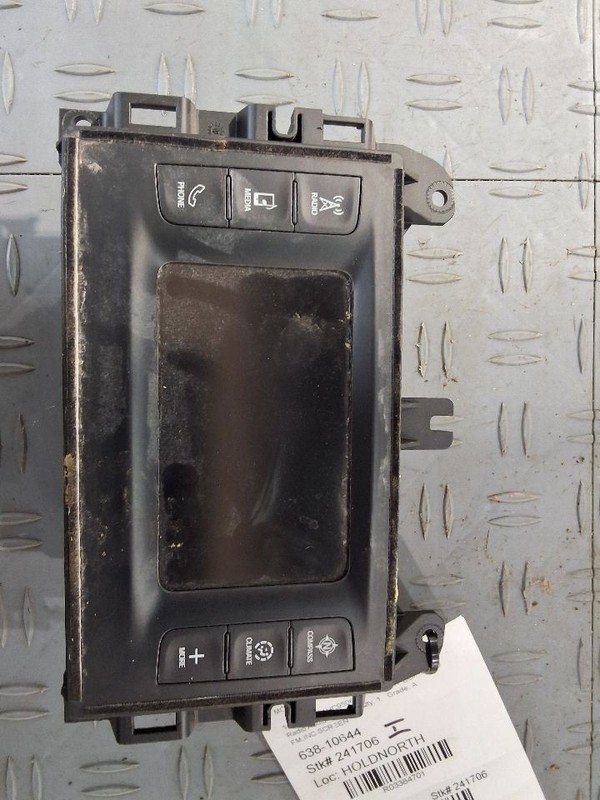 2017 Dodge DURANGO Radio Display And Receiver 5" Touch Screen w/o Satellite