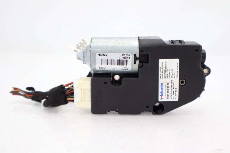 ✅ 07-13 Mercedes W221 S550 S600 S63 AMG Sunroof Sun Roof Motor 2219066000 OEM