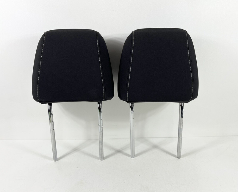 2013-2016 Ford Escape Front Headrest Head Rests Left & Right Black Cloth OEM