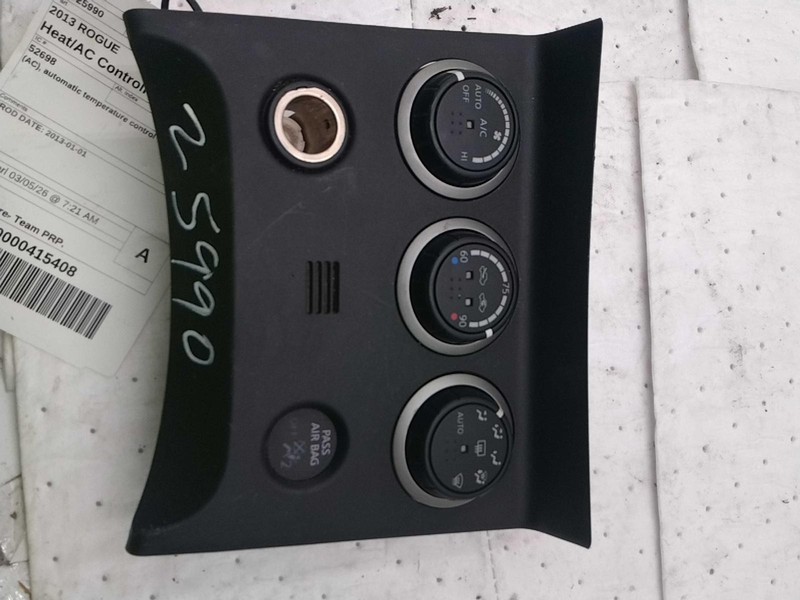 2013 Nissan Rogue A/C Selector Switch OEM Black 275001VK0A 168k Miles