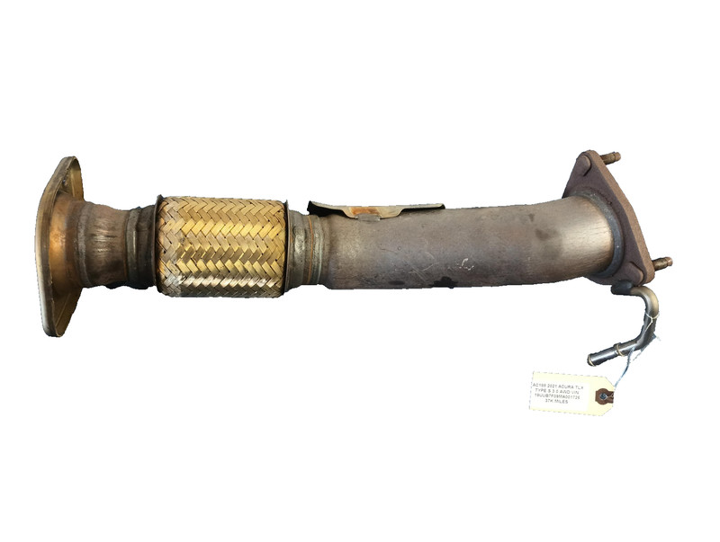 2021-2025 Acura TLX S Front Exhaust Manifold Muffler Downpipe Pipe 3.0L AWD OEM