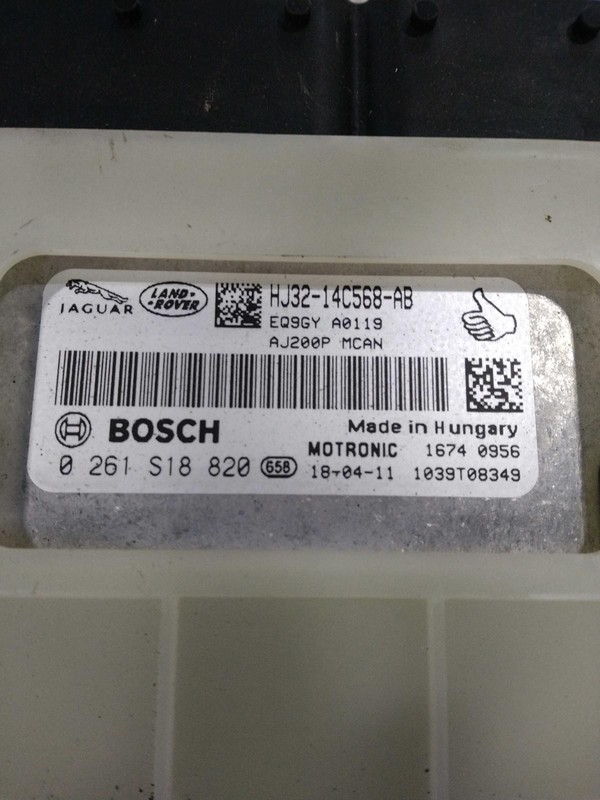2018 Land Rover Evoque Engine Control Module ECM HJ3214C568AB Used 85K