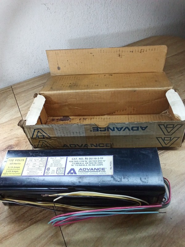 Advance RS-2S110-2-TP 120V 60Hz *Some Storage Rust See Photos*