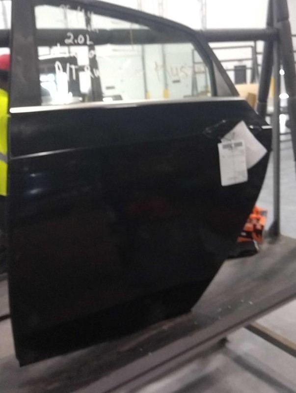 2014 Hyundai Elantra Left Rear Door Black OEM 513699 Used 126K Miles