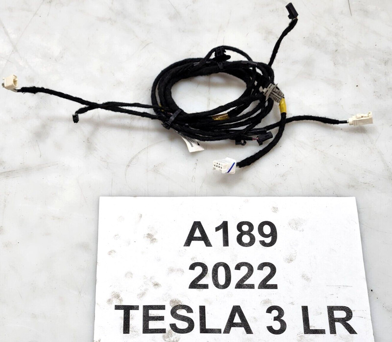 ✅ 17-23 OEM Tesla Model 3 Rear Deck Shelf Package Tray Wire Wiring Cable Harness