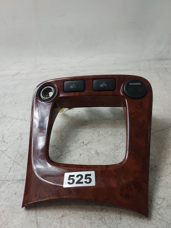 2001-2007 Toyota Highlander Gear Shift Console Wood Grain Trim Panel Bezel Oem