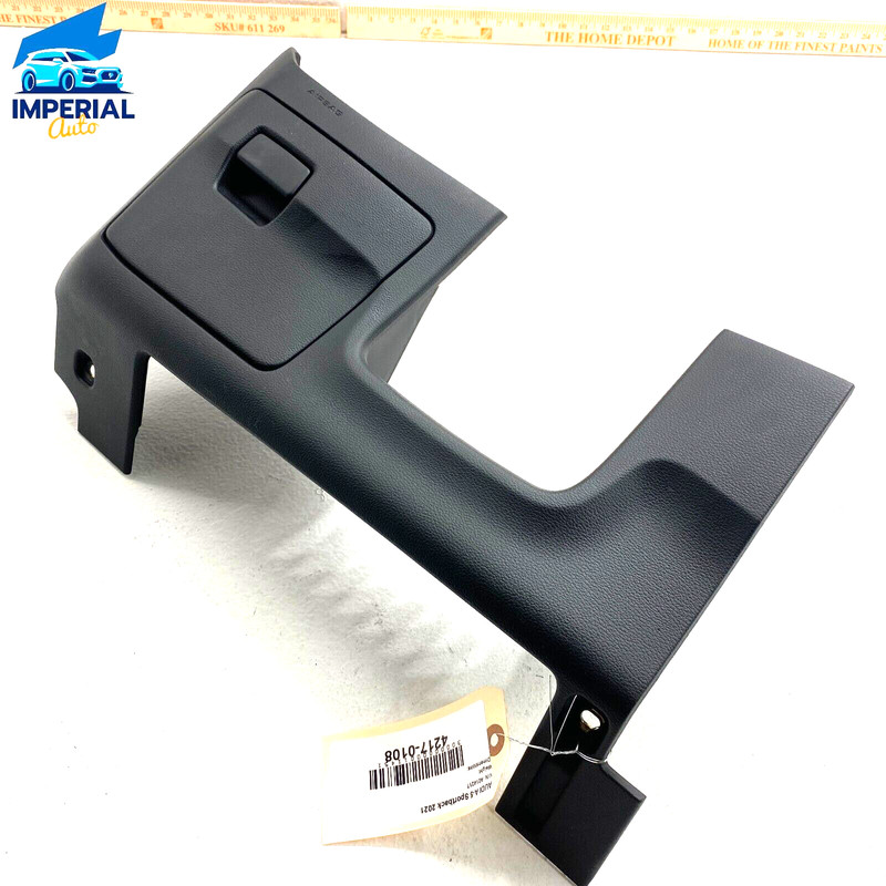AUDI 18-23 A5 SPORTBACK DASHBOARD DRIVER SIDE STORAGE COMPARTMENT TRAY TRIM OEM