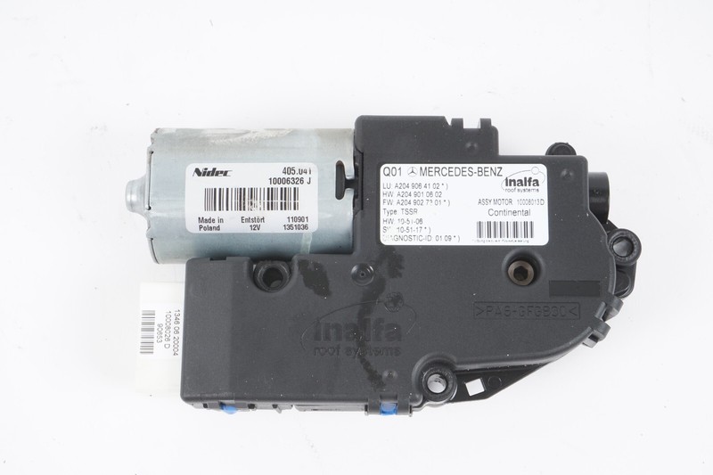 08-14 Mercedes C350 C300 W204 PANORAMIC SUNROOF MOTOR A2049064102 OEM