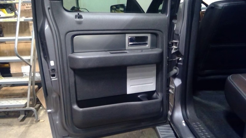 F150 Crew Cab 2013 Driver Left Rear Door Trim Panel Rear 1786358