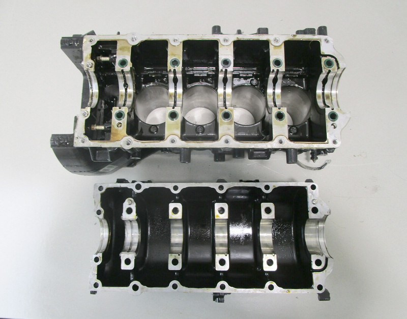 800-880504A12 Mercury 75-115 Hp 4 Stroke 4 Cyl Outboard Cylinder Block Crankcase