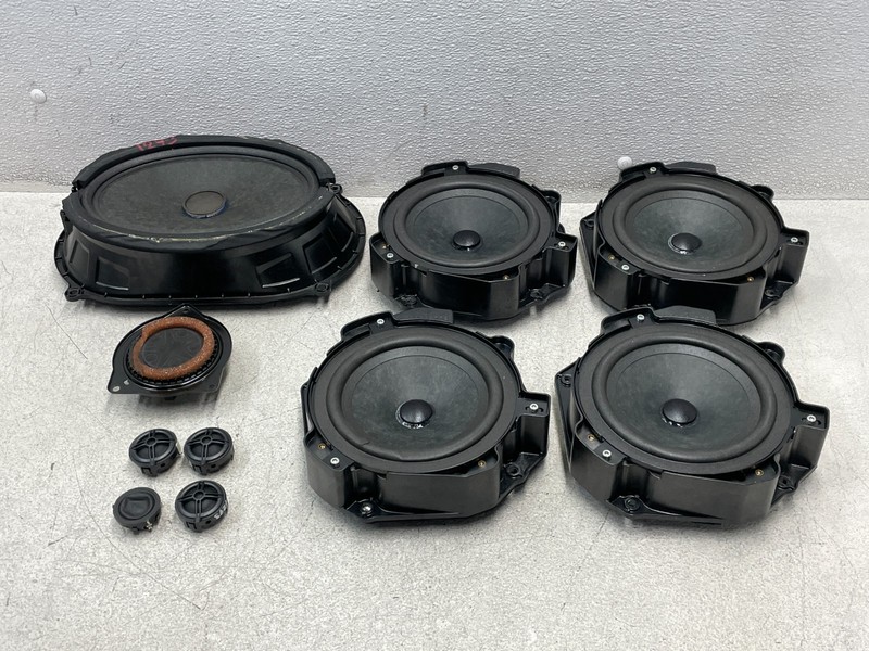 15 16 17 Maserati Ghibli S Audio Subwoofer Door Tweeter Speaker Set 1293 OEM