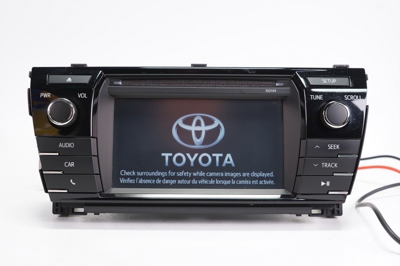 TOYOTA COROLLA Radio AM-FM CD Player Info Display Head Unit OEM 2014 - 2016