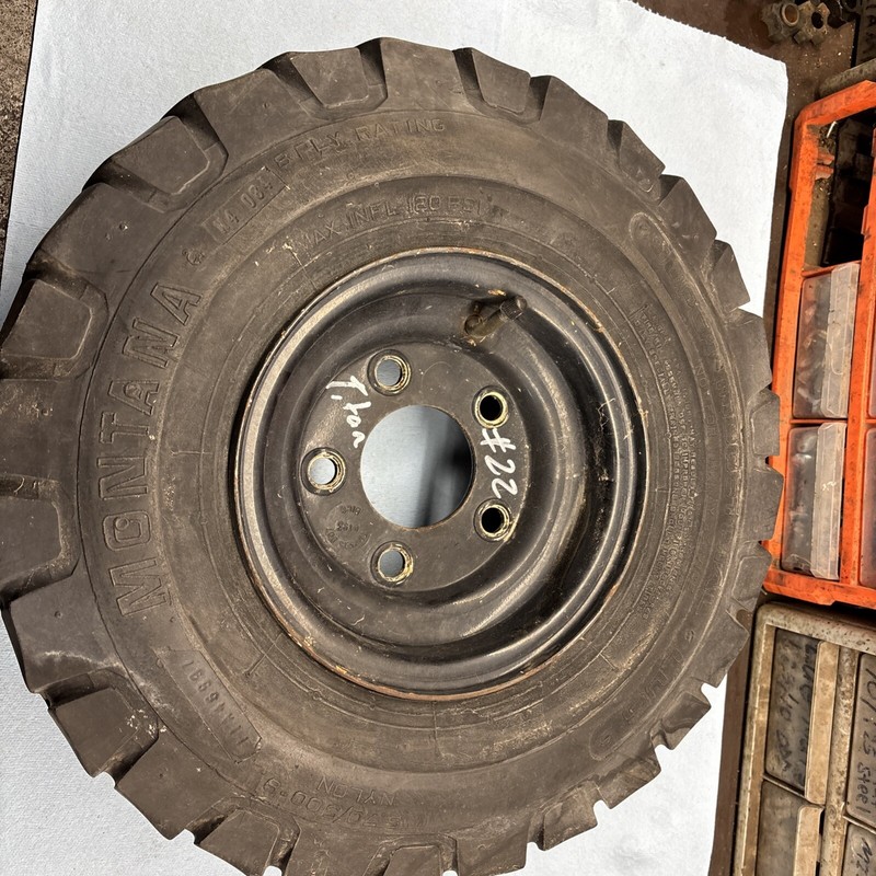 CUSHMAN TITANBurden Carrier Rim AndTire 5.70x5-8 #22