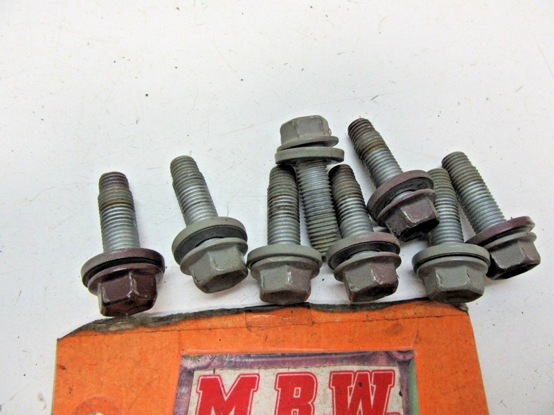 FITS SET OF 8 BOLTS BOLT FRONT REINFORCEMENT IMPACT SUPPORT BEAM BAR TO CAR BODY