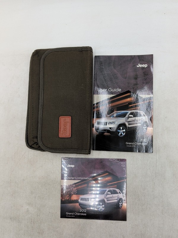 2012 Jeep Grand Cherokee Owners Manual User Guide With Case And Free Shipping