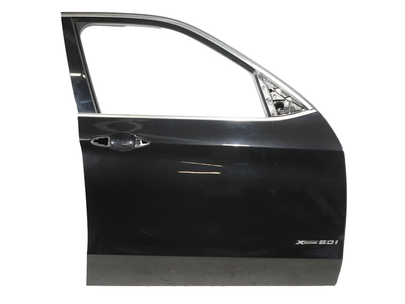 14-18 BMW X5 X5M F15 F85 Front Right RH Side Door Shell Panel Black Sapphire 475