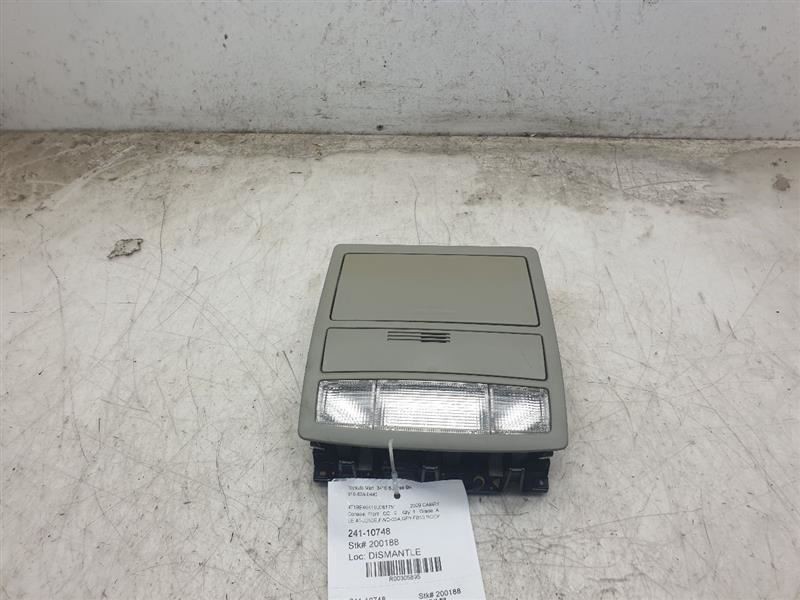 07-11 TOYOTA CAMRY LE GRAY FRONT OVERHEAD ROOF CONSOLE ASSEMBLY