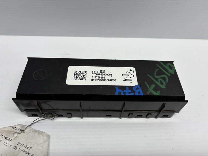 Used A/C Temperature Control Module fits: 2017 Chevrolet Volt Temperature center