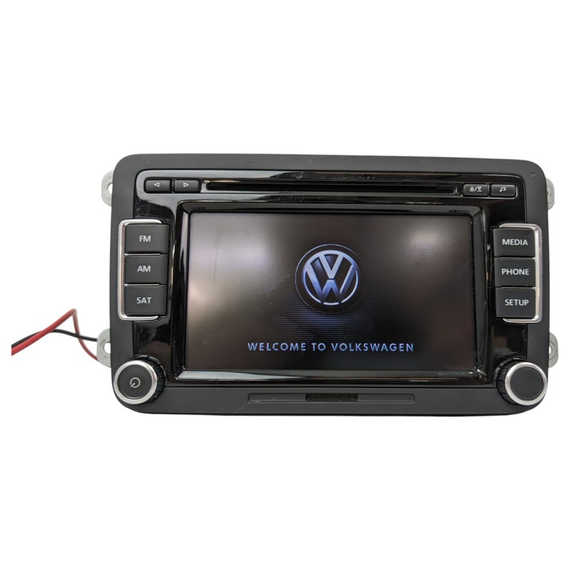 TESTED 14-17 Volkswagen Jetta Tiguan Passat Radio Display CD Player OEM W/ CODE