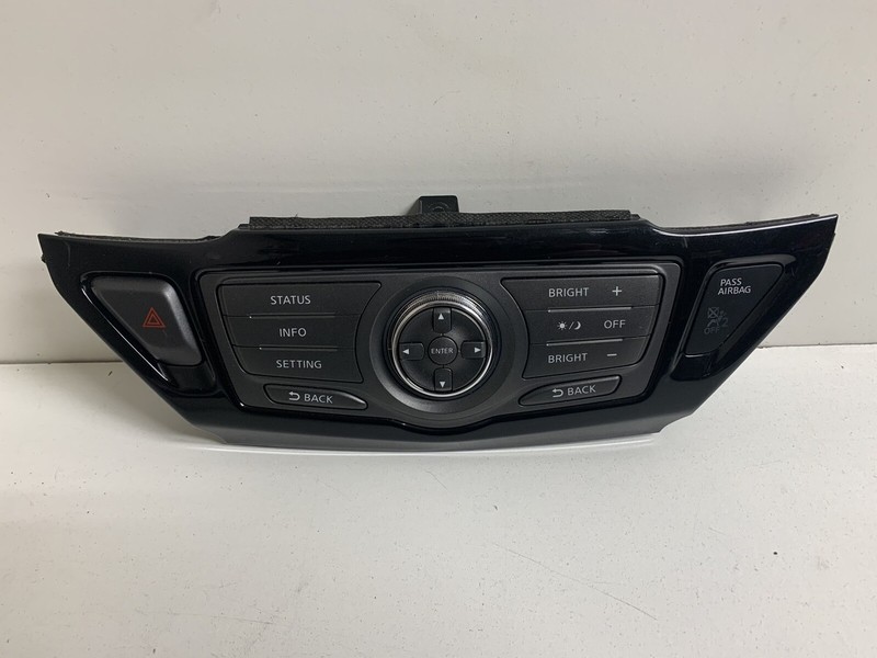 2013-2016 Nissan Pathfinder Navigation GPS Control Panel Buttons 3KA0A 210250