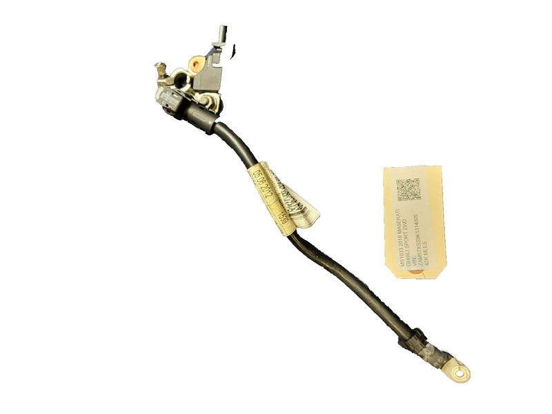 Used Oem Maserati Battery Negative Wire Cable Terminal for 2014-2020 Ghibli 3.0L