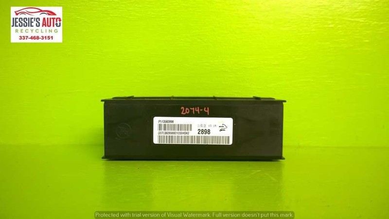 11 BUICK LACROSSE CX 2.4L AT SEDAN HVAC TEMPERATURE CONTROL MODULE OEM 2074-4