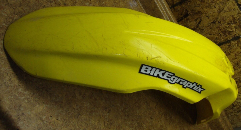 2006 Suzuki RMZ450 RMZ 450 Dirt Bike Front Fender Panel Wheel Well Yellow 06