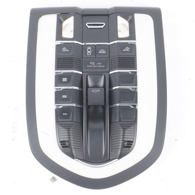 2011 - 2018 PORSCHE MACAN 95B OEM FRONT DOME LAMP SUNROOF SWITCH PANEL 7PP959551