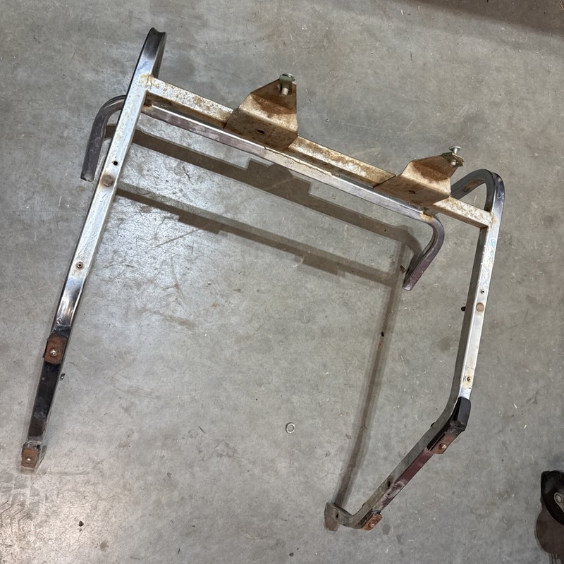 1973 Vintage Snowmobile Arctic Cat Panther 440 Rear Bumper With Hitch